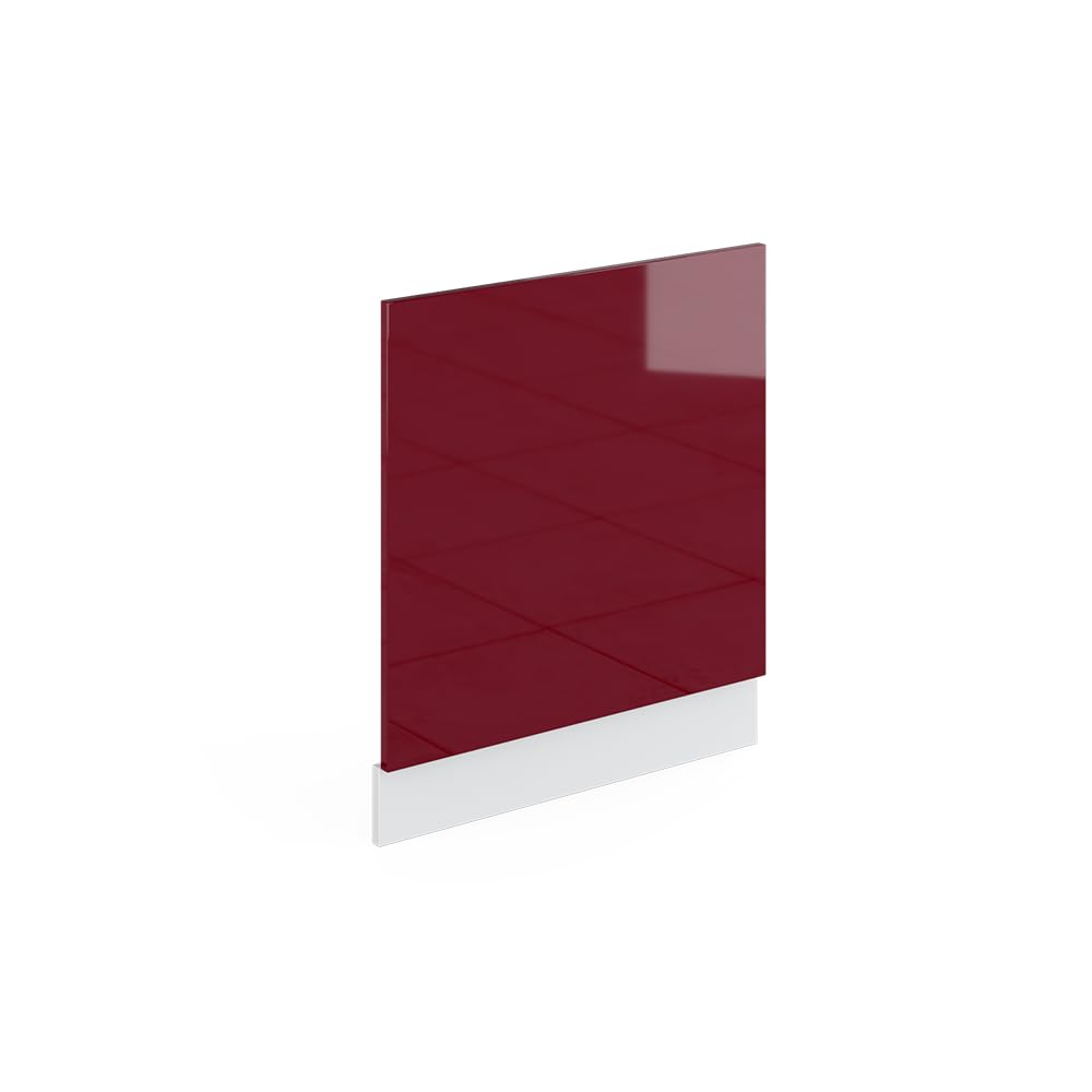 Vicco Façade R-Line, Rouge Brillant, 60cm sans PT, pour Une Combinaison Libre au Sein de systèmes de Cuisine modulaires
