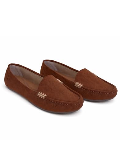 CatBird Women Tan Soft Moccasins Loafer Shoes 6 UK