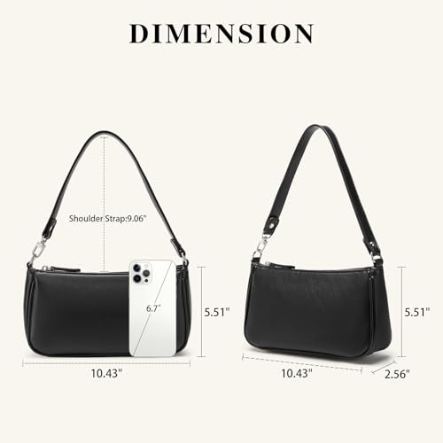 FALAN MULE Shoulder Bags for Women Cute Hobo Tote Handbag Clutch Purse with Zipper Closure4