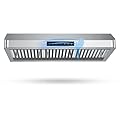 TAZPI 36 Inch Under Cabinet Range Hood 1200 CFM, 4-Speed Kitchen Hood with Touch Control & Gesture Sensing Stainless Steel Kitchen Stove Vent Hoods, Supports Only Duct Installation