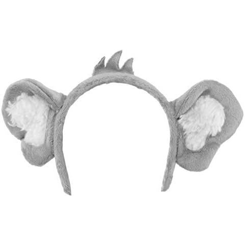Amosfun Koala Ohren Stirnband Tier Stirnband Plüsch Koala Ohren Haarband Koala Haarband Koala Haarschmuck Halloween Kostüme Halloween Tierkostüm Haarschmuck Cover