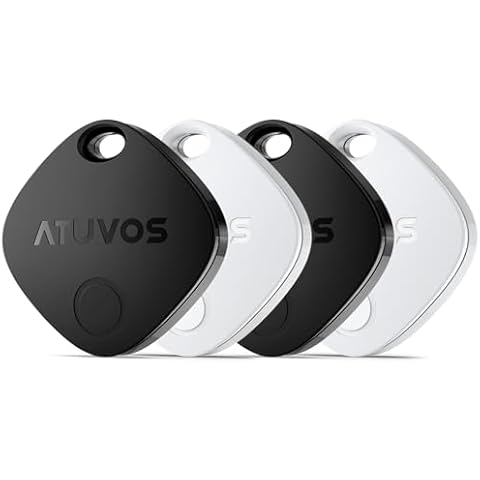 ATUVOS Air Tags-4 Pack (Black & White) Cover