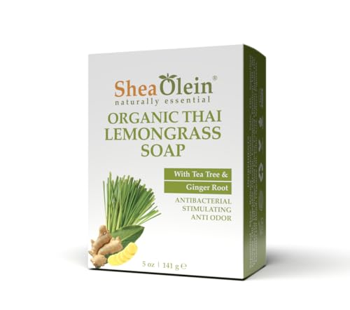 Shea Olein Natural Bar Soap Thai Lemongrass with Ginger Root