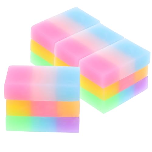 Gommes en gelée colorées au design dégradé pour bureau et école PLAFOPE