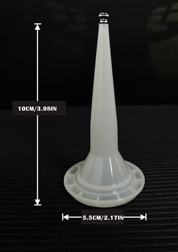 ANZHUO The filling nozzle of sausage caulking gun, durable epoxy piston filling cap, reusable filling nozzle applicator - Image 2