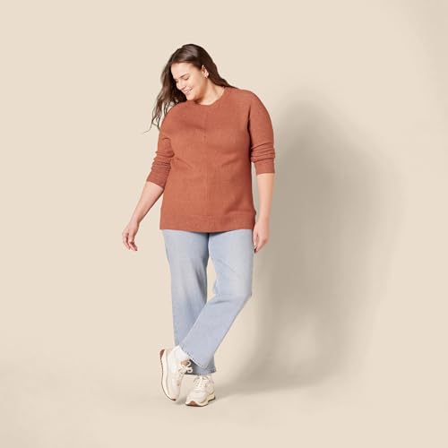 Image of Amazon Essentials Women's Regular-Fit Soft Touch Crewneck Long-Sleeve Sweater