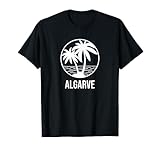 Algarve Vacaciones Palmera Océano Vacaciones Verano Camiseta