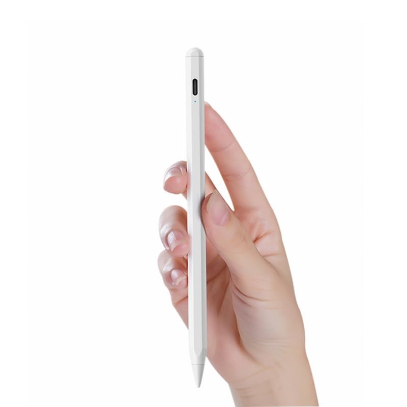 Penna Attiva per Honor MagicPad2 Magic V3, Pad 8/8 Pro, Pad 9/9 Pro/Pad GT Pro, Pad X8 X8a X9 V8 V9, für Oppo Pad 3 Pro/Air, für Realme Pad/Mini Tablet Ricaricabile Stilo Stylus (Bianco)