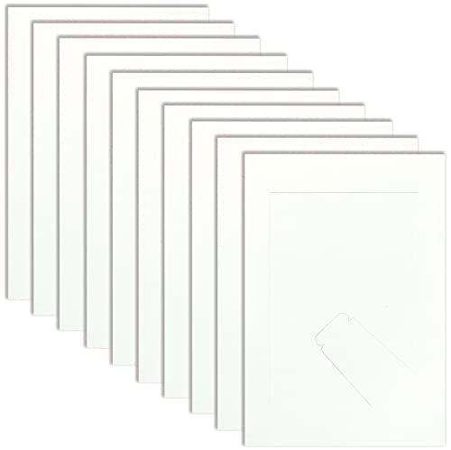 Better Office Products Paper Picture Frames For 4 X 6 Inch Inserts, 50 Pack, Heavy Cardstock Photo Frame With Easel, Standing Paper Frames (White) #TOP5