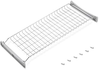 Emuca - Suprastar Dish Drainer for High Modules, 700 mm, Chrome-Plated, Steel