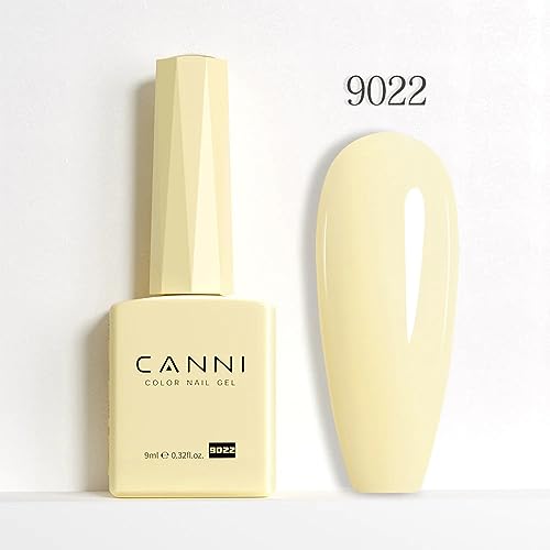 Image of CANNI UV Gel Nail Polish, 1Pcs Gel Polish 9ml Color Nail Polish Gel High Gloss Soak Off U V Gel Nail French Nail Manicure Salon DIY - 9022