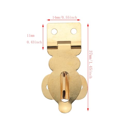Image of 5PCS Mini Decorative Hasps Buckles Brass Solid Padlock Hasp for Gift Boxes Wooden Box Jewelry Box Wine Gift Case Chest Suitcase