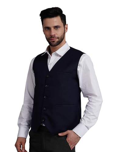 Image of APKR Men's Solid Waistcoat