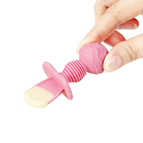 PandaEar 6 Pack Toddler Baby Spoons Forks, Infant Silicone Led Weaning Spoons Feeding Spoon for Self Feeding - Image 4