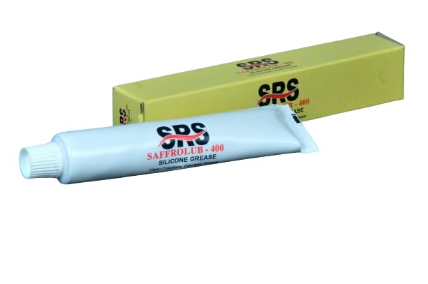 SRS Traders SAFFROLUB-400 Silicone Grease For Machine- 125 Gm(Pack Of 5x25 Gm)| Dielectric Silicone Grease For O-Rings, Gaskets, Bearing, Automotive Electrical & Connector And Remote Control Equipment