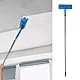 10 Zoll Deckenlackwalze mit Schild Verstellbarer Kopf, Deckenlackwalzenkit, Antispritzung für DIY Home Lack Fenstertür Garden Garage