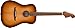 Fender Redondo Classic Acoustic Guitar - Aged Cognac Burst