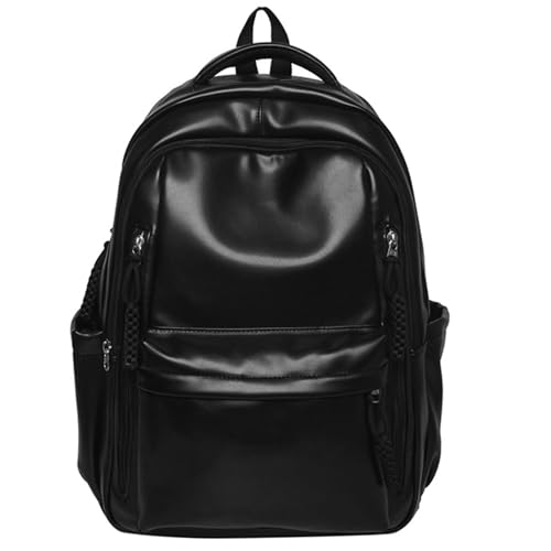 Sac à dos grand ordinateur portable Morain cuir noir voyage