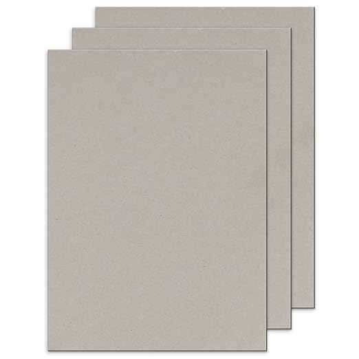 Eclet 20 Grey A3 Size 180-220 GSM Pastel Sheets/Papers for Art Craft Multipurpose (A3,Grey, Pack of 20) A-image-28
