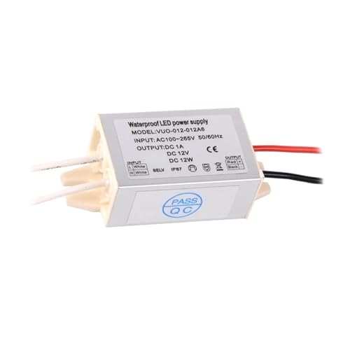 Bande lumineuse de jardin extérieur sublimée par ce mini transformateur LED 24V IP67
