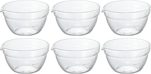 Image of HARIO KB-20-BK KB-20-BK Single Mouth Bowl, Made in Japan, Heat Resistant Glass, 6.8 fl oz (200 ml), Clear