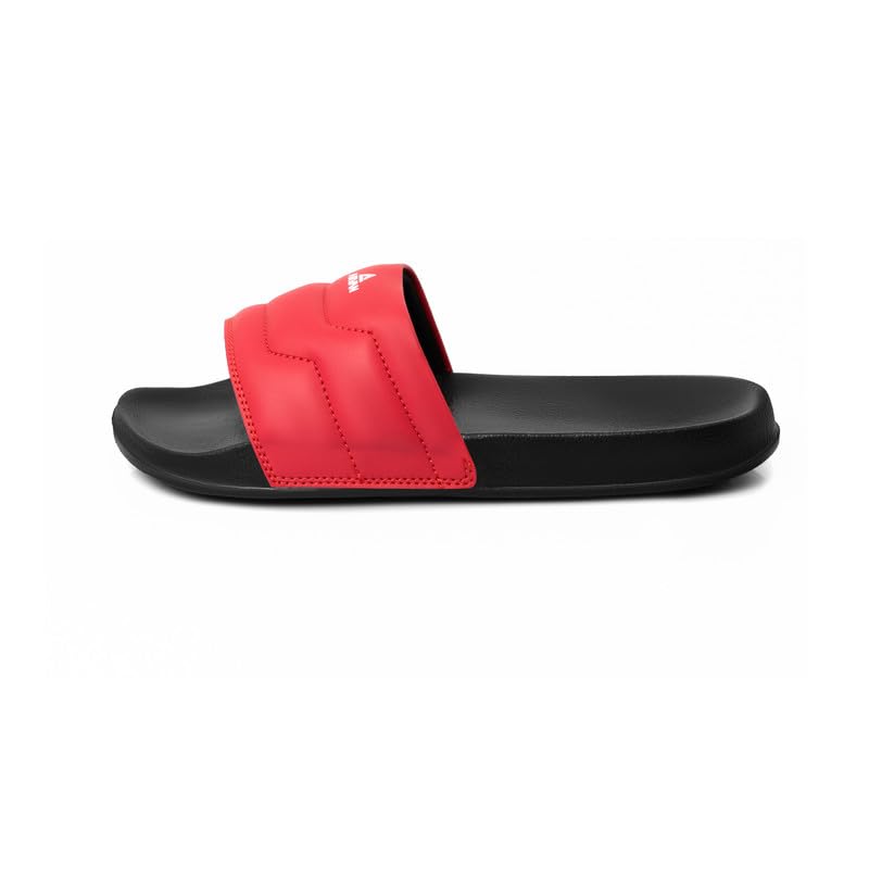 Image of ARVAN Mens Padded Strap EVA Sliders | Lightweight Slip-On Slippers with Cushioned Sole | Casual Open-Toe Slides