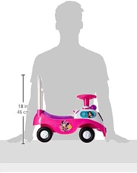 Kiddieland Disney Minnie Mouse My First Activity Ride-On, Toddler Push Car