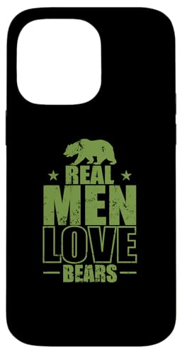 Real Men Love Bear �X�̓��� �X�}�z�P�[�X iPhone 14 Pro Max �p