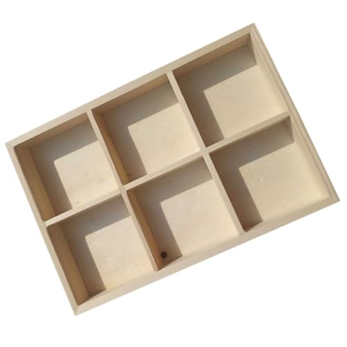 PRETYZOOM �ؐ��痿���[�{�b�N�X 6�R���p�[�g�����g�ؔ� �y�C���g�N���������[�P�[�X �G��p�i�����p