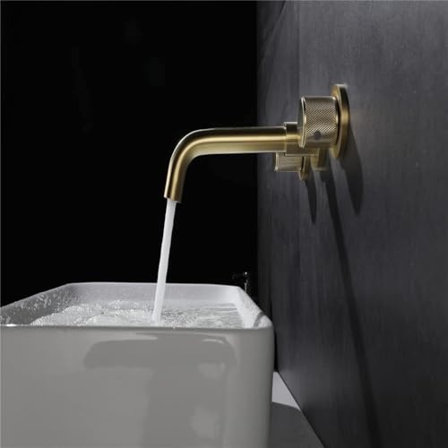 Robinet mitigeur à 3 trous mural de luxe avec valve chaude et froide - 6