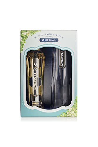 St-Germain French Artisanal Elderflower Liqueur Carafe Gift Pack, Made with Fresh Handpicked Elderflowers, No Artificial Flavours, 20% ABV, 50cl / 500ml