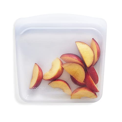 Stasher-Platinum-Silicone-Food-Grade-Reusable-Storage-Bag-Clear-Sandwich-Reduce-Single-Use-Plastic-Cook-Store-Sous-Vide-or-Freeze-Leakproof-Dishwasher-Safe-Eco-friendly-28-Oz