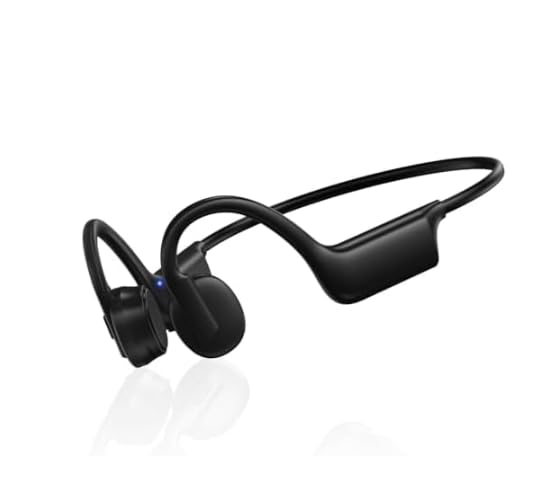 Bone Conduction Headphones, Wireless Bluetooth Open-Ear Sports Headphones with Mic, Type-C Quick Charging Long Battery Life, Upgrade Waterproof Earphones for Running, Walking, Cycling, Workout, Gift