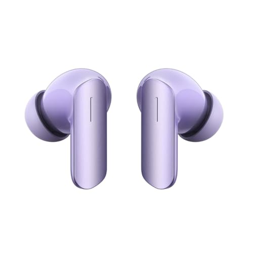 Image of for Buds Air 7 Compatible with Realme 12.4mm Dynamic Bass Drivers,52Hrs Playtime, 52dB Hybrid ANC, 45ms Low Latency, 360 Spatial Audio, Hi-Res LHDC, IP55 Dust & Water Resistant, BT v5.4-Purple