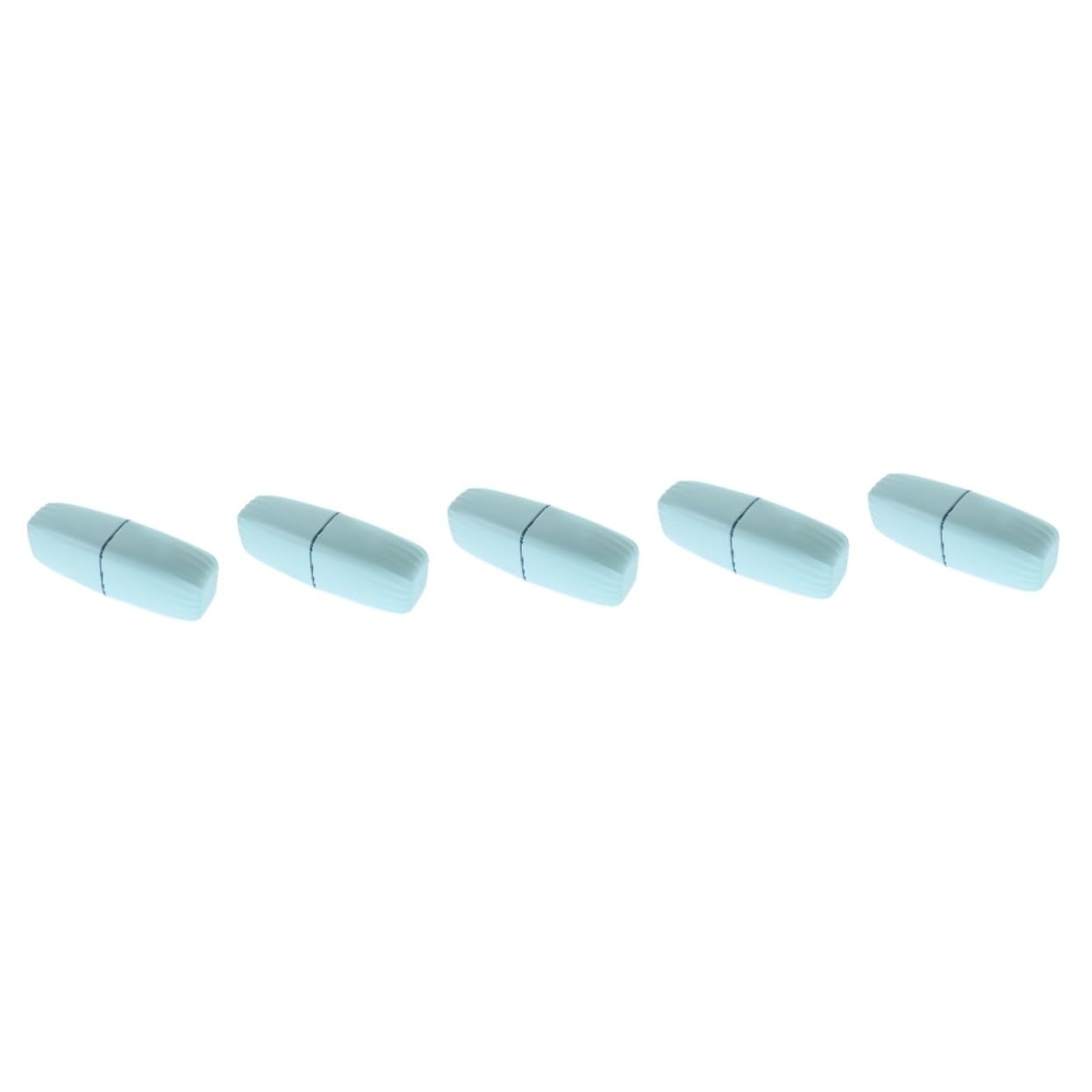 Didiseaon 5 Pz tazza per collutorio portatili boca portatovaglioli spazzolini denti kit denti viaggio dentifricio portaspazzolini fornitura da viaggio tazza per spazzolino da pp