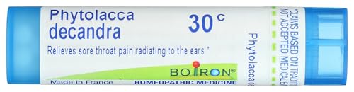 Boiron Phytolacca Decandra 30c, Blue, 80 Count