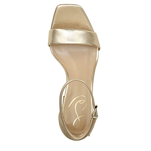 Sam Edelman Womens Daniella Block Heel Sandal, Molten Gold, 8 by Sam Edelman - Image 6