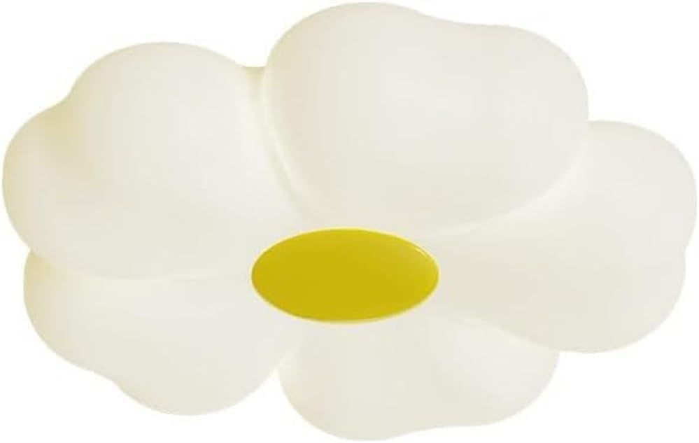 Plafonniers enfants LED fleur luminaire chambre fille jaune encastré moderne