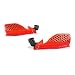 HAONEL Universal Dirt Bike Handguards 7/8" 22mm Plastic Motorcycle Handlebar Lever Hand Protector Accessories for Off-Road Motocross Enduro ATV Pit Bike(Red and Black)