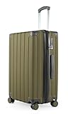 HAUPTSTADTKOFFER Q-Damm - Maleta Grande de Carcasa Dura, TSA, 4 Ruedas, Equipaje de Registro con expansión de Volumen de 6 cm, 78 cm, 133 litros, Aguacate
