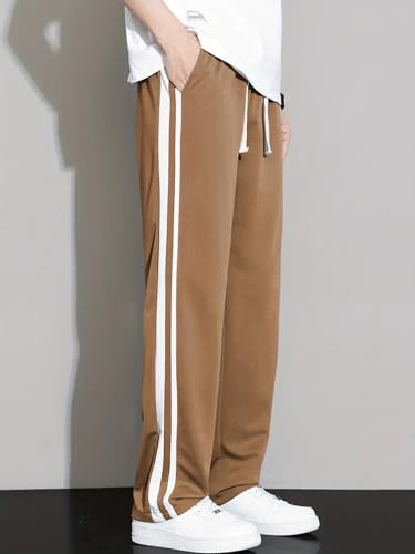 Image of Track Pants for Men - Modern, Stylish, Comfortable & Stretchable Athletic Joggers for Casual & Gym Wear