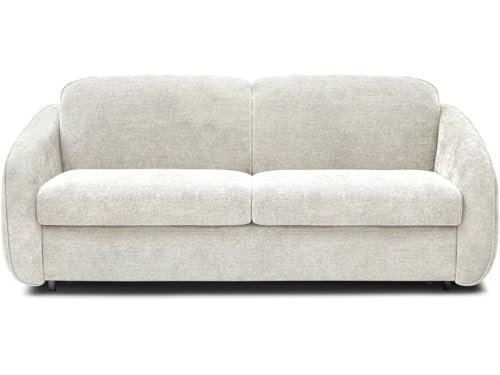 Habitat et Jardin Canapé lit Convertible Express en Tissu texturé Laurie - 202 x 107 x 85 cm