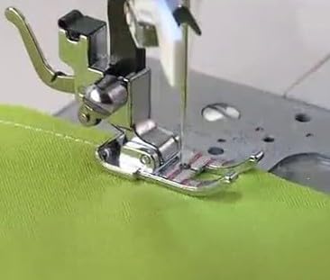 Image of ZENITH Metal New 1 /4 inch Quilting Piecing Presser Foot Snap on Type for Automatic Electric Low Shank Sewing Machines Steel and Red (Metal New 1 /4 inch Quilting Piecing Red)