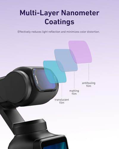Filtre ND16 pour DJI Osmo Pocket 3 en verre multicouche TELESIN - 7