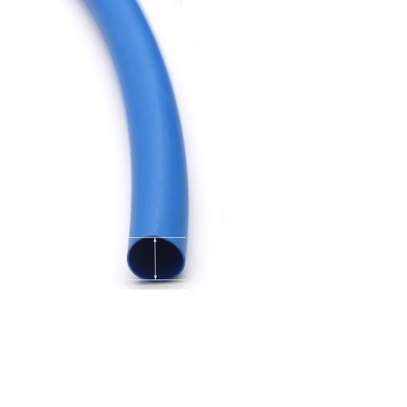 Tubo termorretráctil, Tubo termorretráctil de 1 Metro de diámetro Azul de 1mm a 50mm, Funda de Cable térmica de poliolefina 2:1 aislada, Tubo termorretráctil de Alambre(50mm)