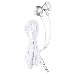 Oordopjes Koptelefoon met Microfoon en Volumeregeling, Ruisonderdrukking 3,5 Mm Bedrade Koptelefoon met Krachtige Zware…