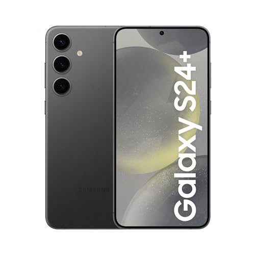 Samsung Galaxy S24+ AI, teléfono Android sin contrato, 12 GB RAM, 256 GB, cámara 50 MP, batería larga, ónix negro, 3 años fabricante