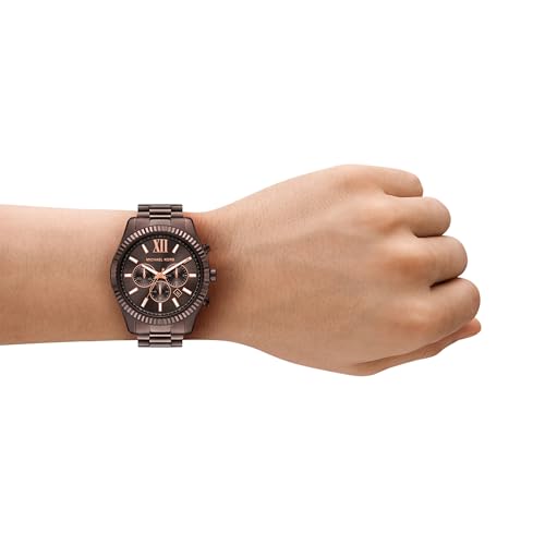 Image of Michael Kors Lexington Brown Watch MK9224