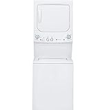 GE GUD27GSSJWW Spacemaker 9.1 Cu. Ft. White Gas Laundry Center
