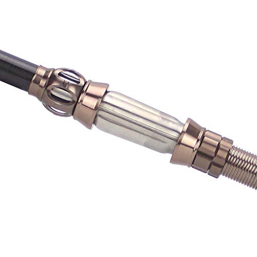 Vis hengel Korte Node Hengel Set Carbon Fiber Hengel en 3000 Spinning Wheel lange staaf Aluminium Lotus Decoratie en Imitation Wood Handle vistuig Vishengel (Size : 1.8m) - Image 5